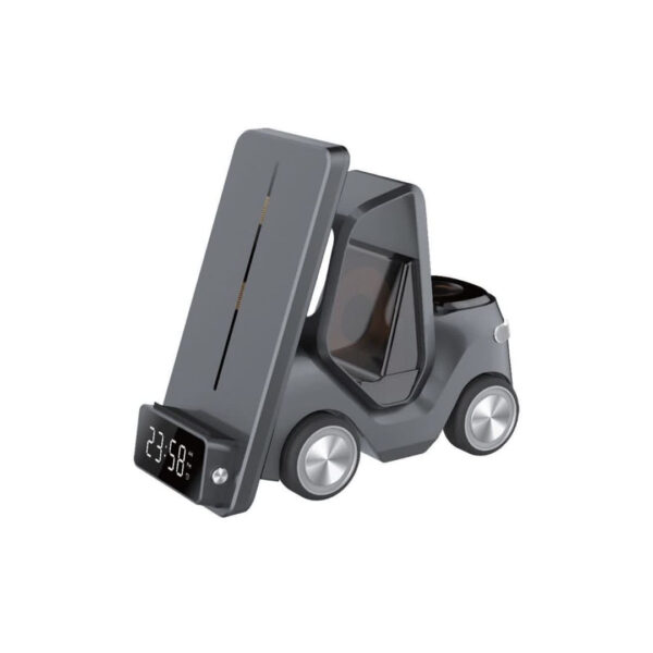 پایه نگهدارنده و شارژر بی سیم گوشی موبایل گرین لاین مدل Forklift 5 in 1 - Image 1