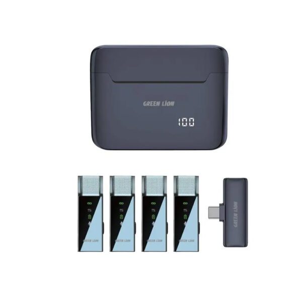 ست میکروفن بی سیم گرین لاین مدل 4IN1 TYPE-C - Image 1
