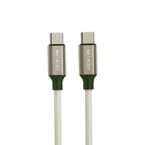 کابل تبدیل USB-C به USB-C گرین لاین مدل GNCPCTYC1MWH طول 1 متر - Image 1
